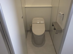 従業員用トイレ設置完了